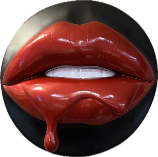 Femme Fatale Lip Drip Sculpture