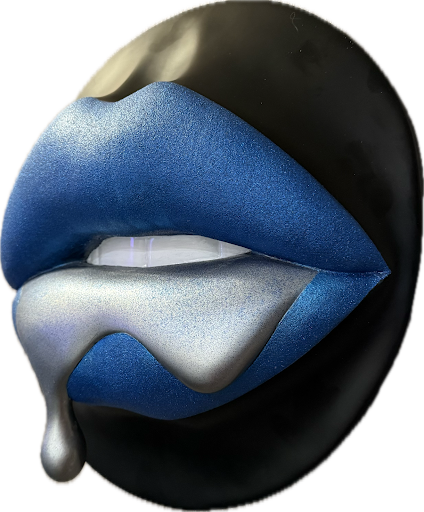 Icing on the Lip, Lip Drip Sculpture