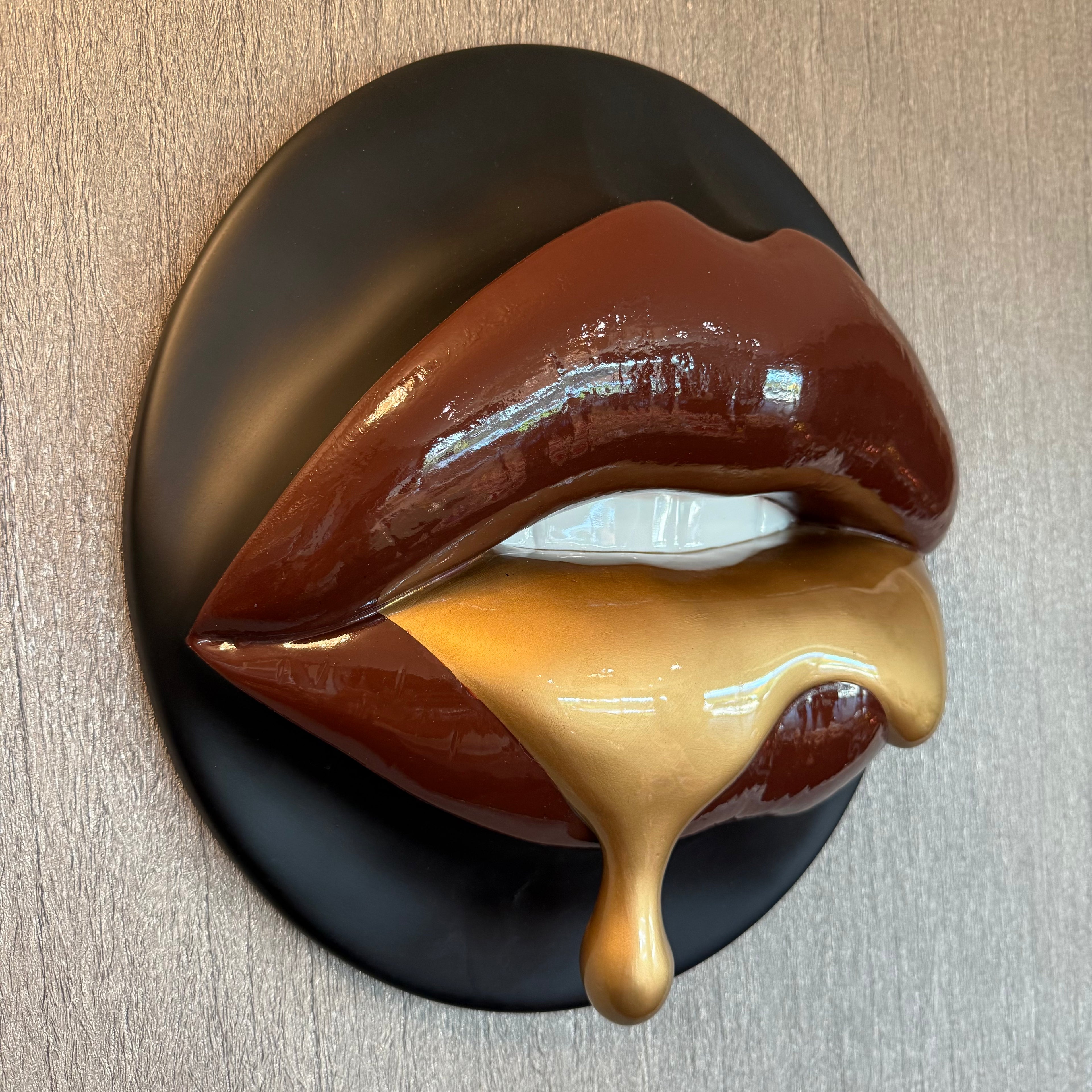 Lava Cake Lip Drip Sculpture