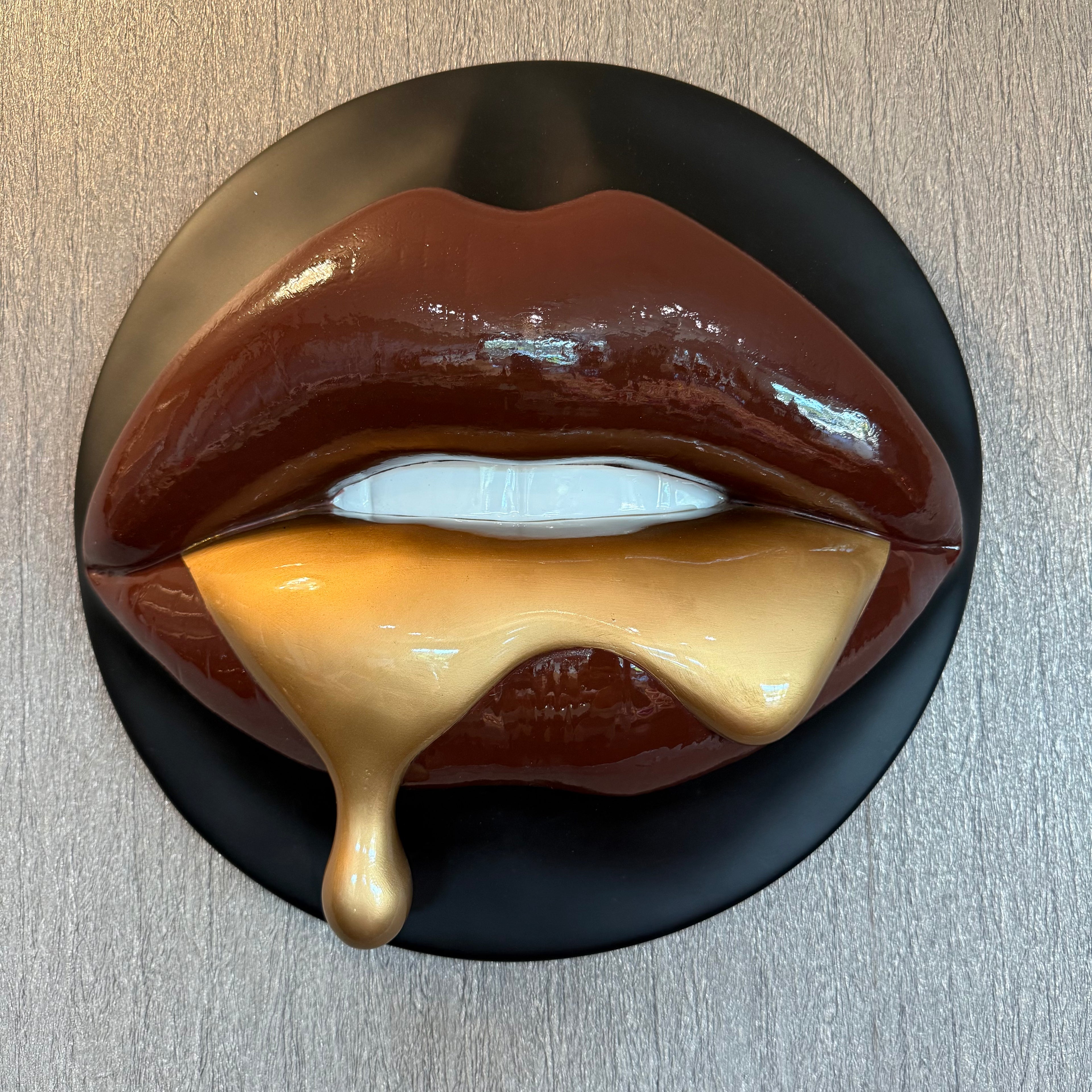 Lava Cake Lip Drip Sculpture