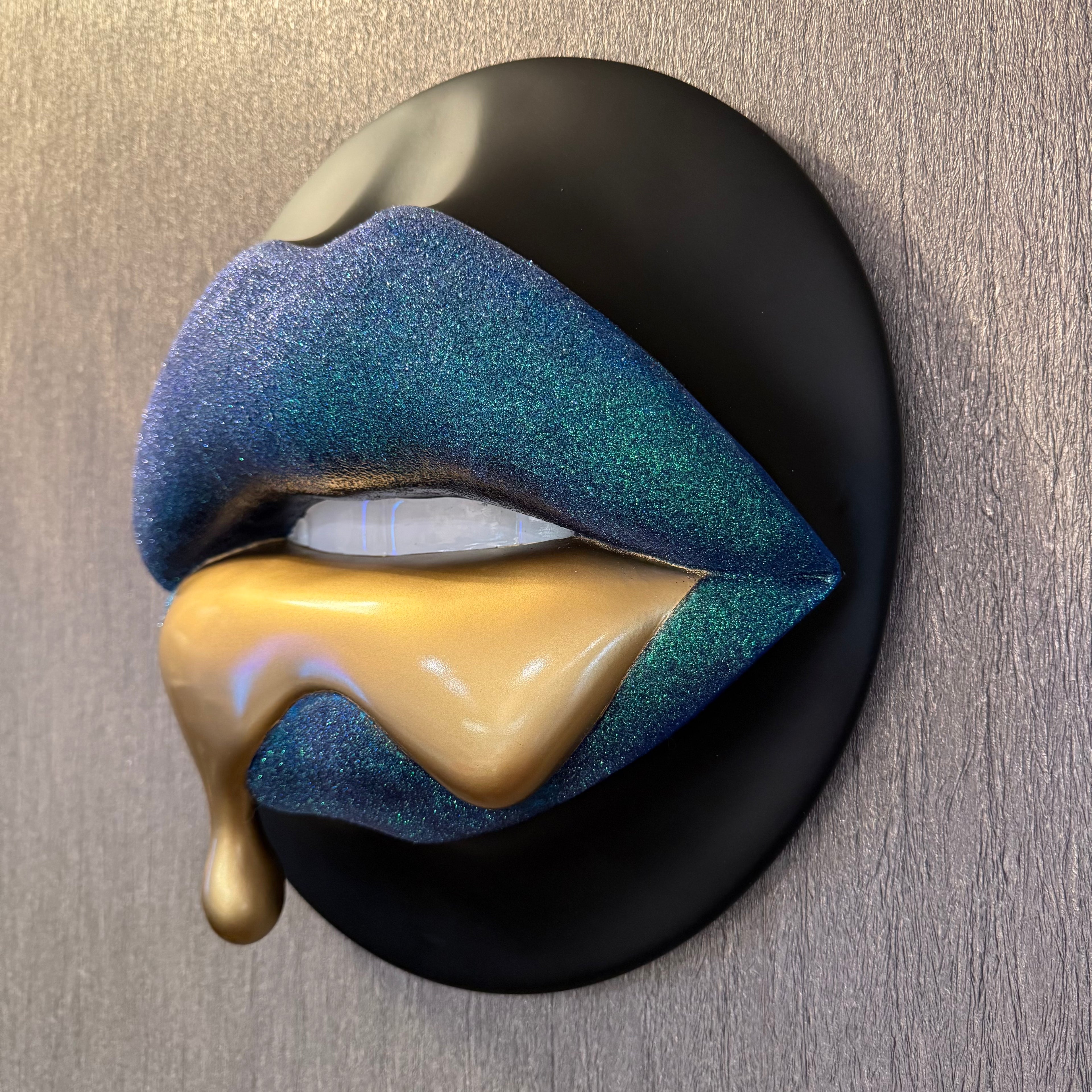 Mermaid Lip Drip Sculpture