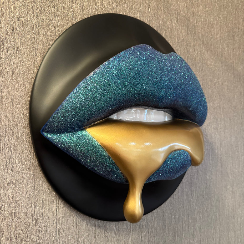 Mermaid Lip Drip Sculpture