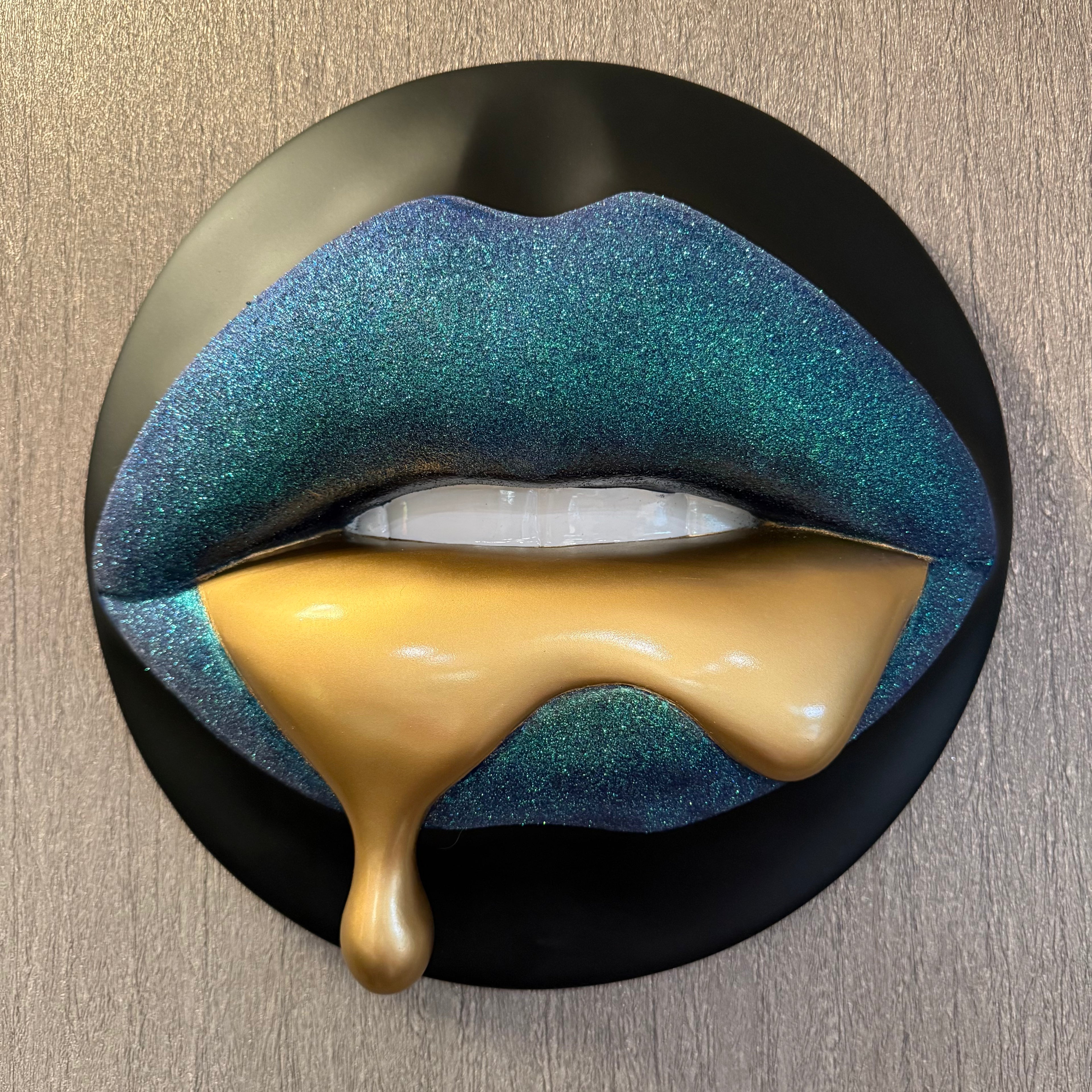 Mermaid Lip Drip Sculpture