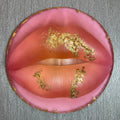 Pink Martini Parted Lips Sculpture