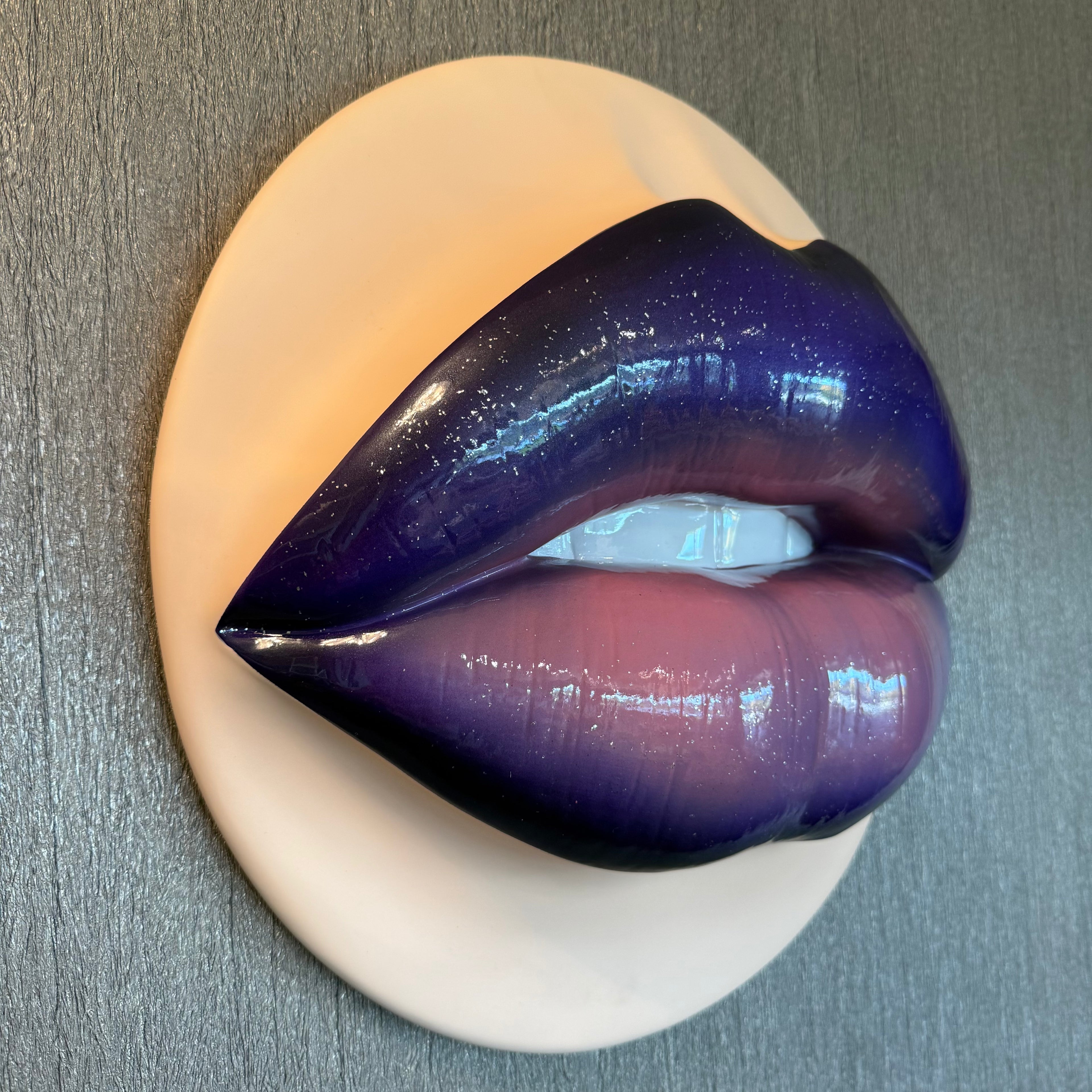 Twilight Parted Lips Sculpture
