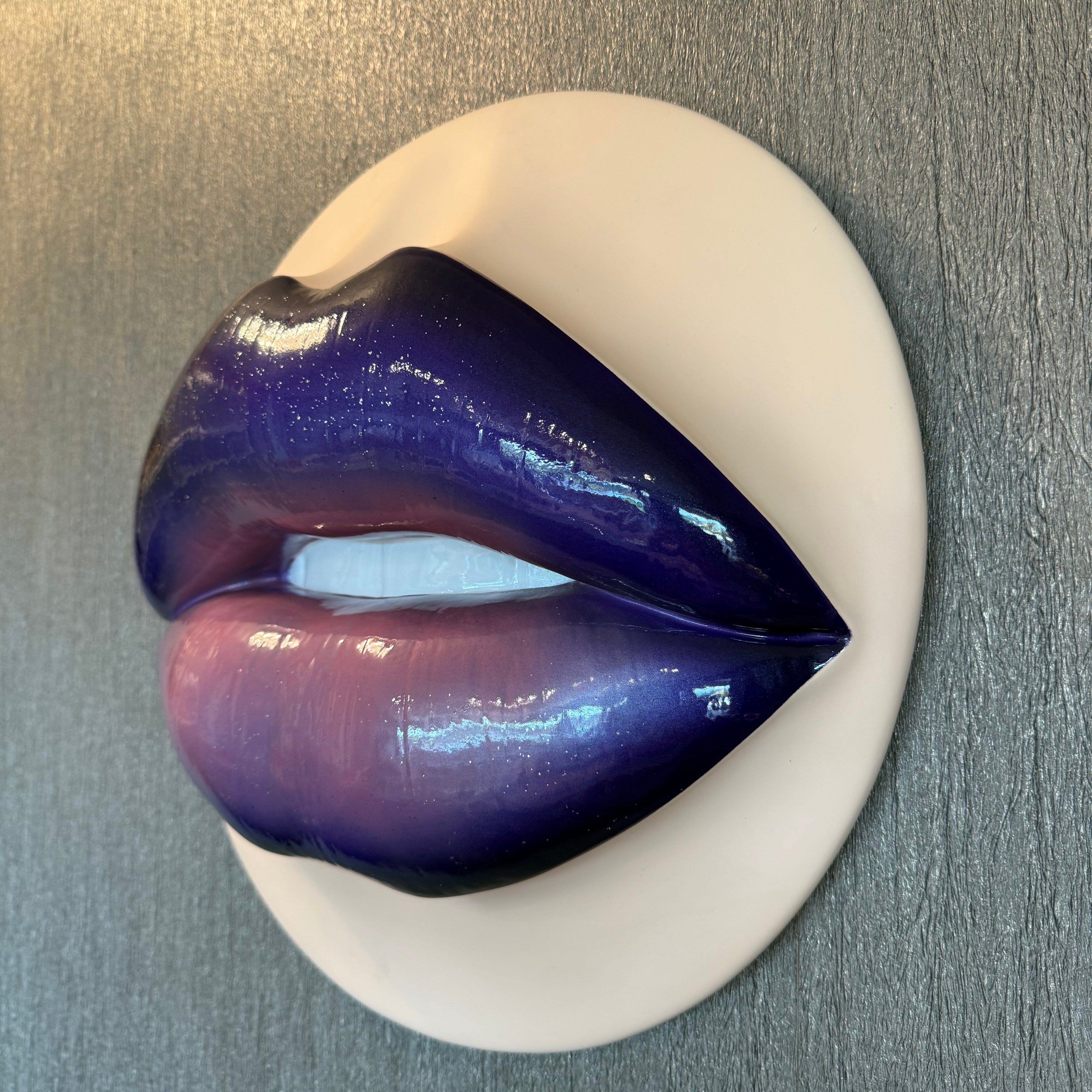 Twilight Parted Lips Sculpture
