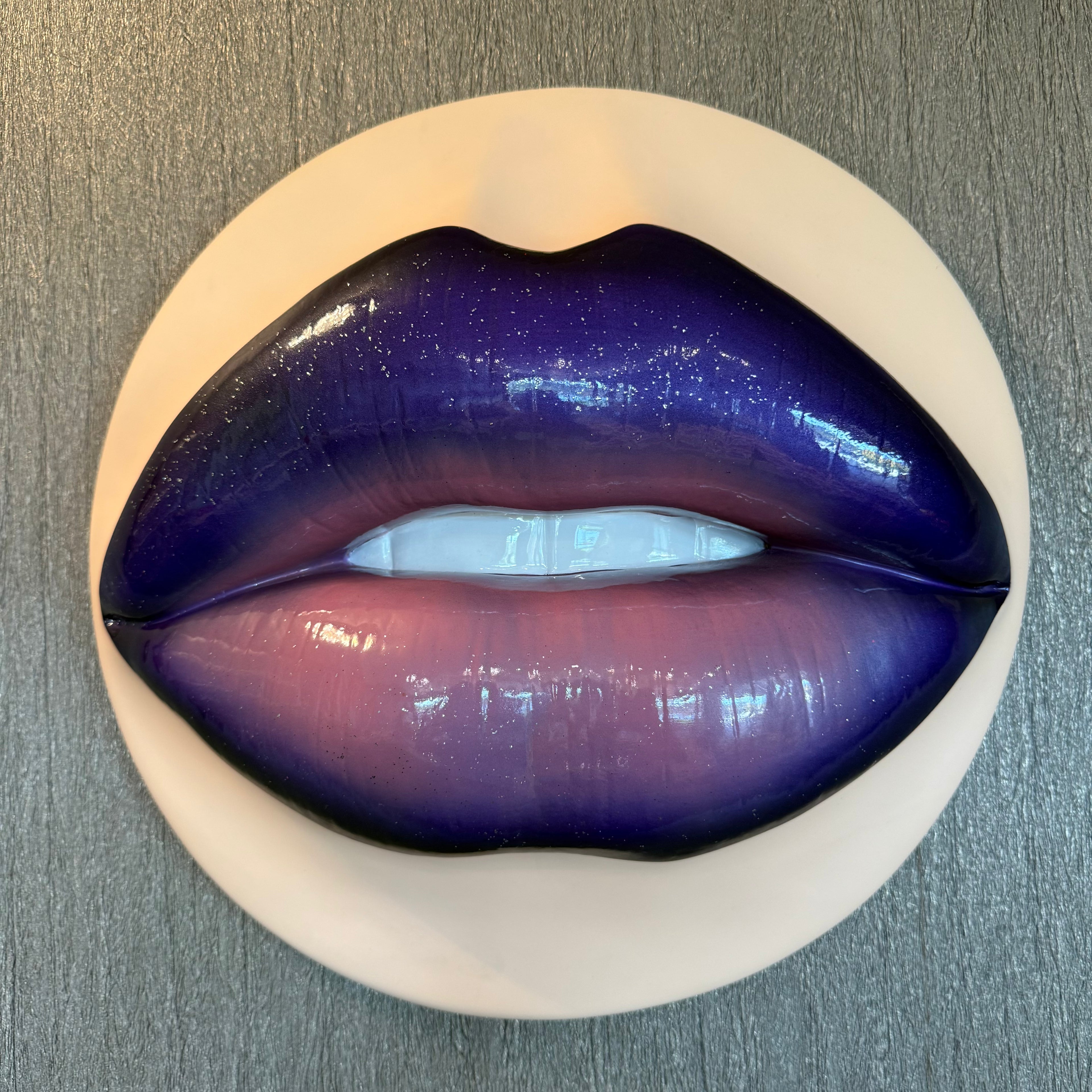 Twilight Parted Lips Sculpture